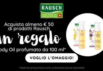 BLACK WEEK - Body Oil Rausch in regalo! - OFFERTA TERMINATA