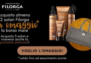 In regalo la borsa mare Filorga - PROMOZIONE TERMINATA