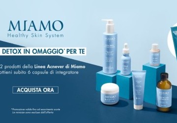 6 giorni di Miamo Skin Detox in omaggio! - PROMOZIONE TERMINATA
