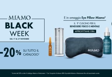 Miamo Eye Pillow in regalo! - PROMOZIONE TERMINATA