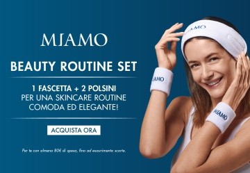 In regalo il Beauty Routine Set Miamo! - PROMOZIONE TERMINATA