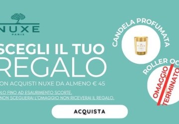 Scegli il tuo omaggio Nuxe! - PROMOZIONE TERMINATA
