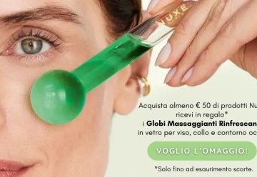Globi Nuxe rinfrescanti per massaggio viso IN OMAGGIO - OFFERTA TERMINATA