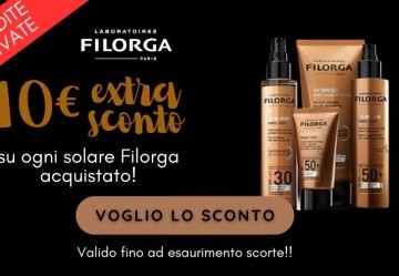 10€ di extra-sconto per ogni solare Filorga acquistato! - PROMOZIONE TERMINATA