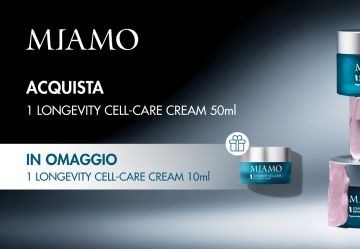 In regalo la minisize Miamo Longevity Cell Care Cream!