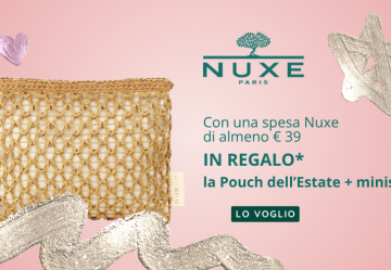 In regalo la pochette Nuxe!