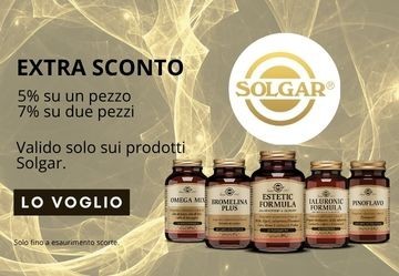Uno sconto speciale sui prodotti Solgar! - PROMOZIONE TERMINATA
