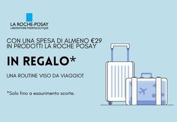 Un kit da viaggio La Roche Posay in regalo