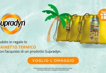 In regalo lo zainetto termico Supradyn! - PROMOZIONE TERMINATA