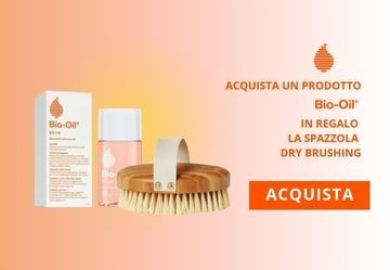 In regalo la spazzola per il dry brushing