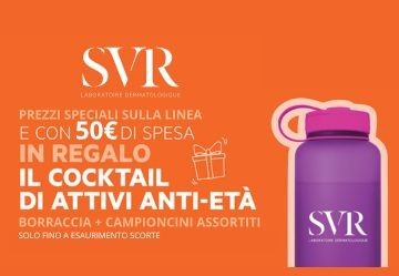 Il tuo cocktail di attivi anti-età in regalo con SVR!