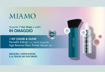 Acquista Miamo Sundrops, in regalo il kit Color & Glow!
