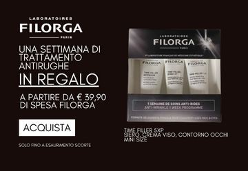 Una settimana di trattamento antirughe Filorga in regalo!