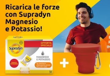 In regalo il bicchiere da viaggio Supradyn! - PROMOZIONE TERMINATA