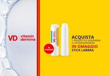 Acquista un prodotto vitamindermina o vidermina in omaggio lo stick labbra