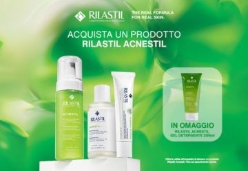 Gel detergente purificante Rilastil in omaggio!