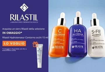 In regalo il contorno occhi Rilastil Hydrotenseur!