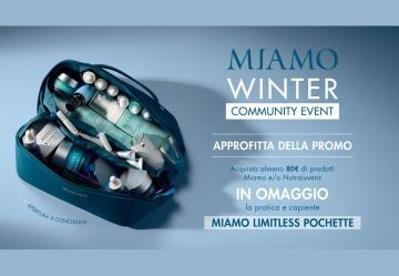 In regalo la capiente pochette Miamo!