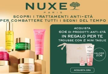 In regalo la pochette Nuxe Floral!