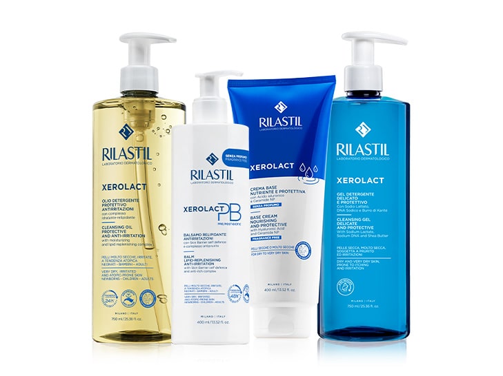 Rilastil Xerolact: rimedi per la pelle a tendenza atopica